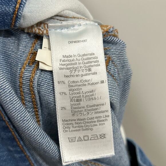 Madewell The Perfect Vintage High Rise Crop Mom Jeans in Cartigan Wash Size 26 - Picture 11 of 11